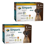 02 Simparic 120 Mg Antipulgas 40 A 60kg Cx 3 Comprimidos