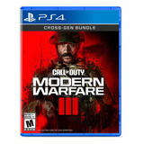 Call Of Duty Modern Warfare Iii Cross-gen Formato Físico Ps4