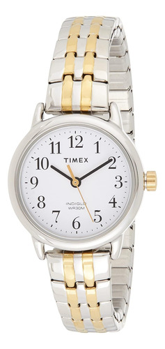 Reloj Pulsera Mujer  Timex T2p298 Expansión Dos Tonos