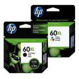 Cartucho De Tinta Hp 60xl Black E 60xl Color Original