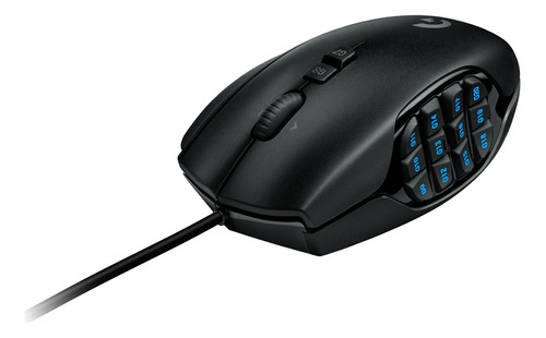 Logitech G600, Mouse Gaming Mmo Con 20 Botones Optimizados Color Negro