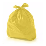 Saco De Lixo 100 L Colorido Amarelo Comum 100 Unidades 