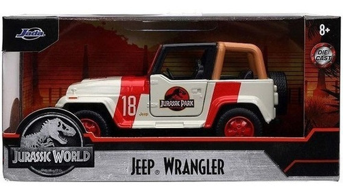 Jurassic World Jeep Wrangler 1:32 El De Gasolina - Jada