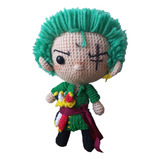 Amigurumi Muñeco Chibi Doll Zoro One Piece Anime Crochet