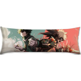 Cojin Almohada Larga Boku No Hero Izuku Bakugo 35x100cm