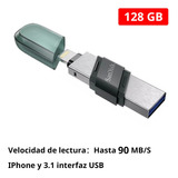 Memoria Usb 3.1 128gb Sandisk Ixpand Drive Flipe Lightning