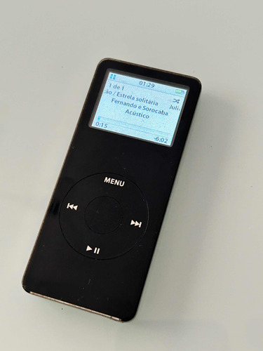 iPod Nano 1gb (1 Geração) Raríssimo, Impecável E Funcionando