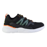 Zapatillas Topper Chalpa Hombre Negro/verde/naranja