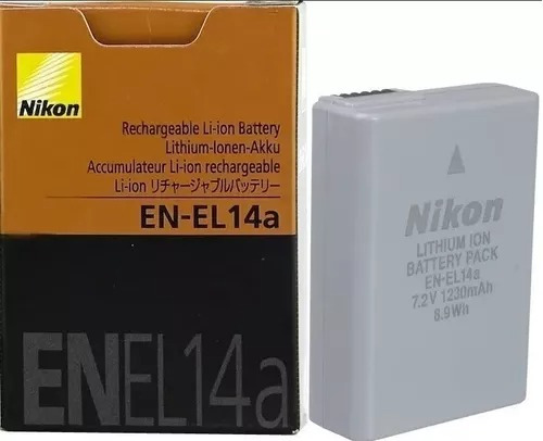 En-el14a Para Nikon D5600 Bat-eria Original Nova