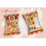 Dulceros Personalizados Chips Bag Invitaciones Harry Potter