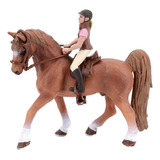 Figura Animal De Plástico Realista Brinquedo Cavalo Em D