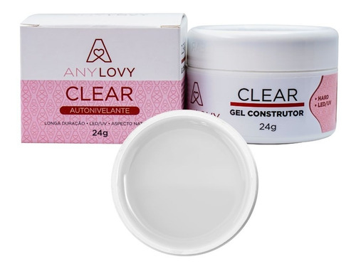 Gel Clear 24g Para Unhas Uv/led  - Anylovy 