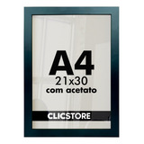 Moldura Para Quadro A4 21x30 Diploma Certificado Com Acetato