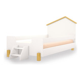 Cama Casinha Ayla Solteiro Com Escada P/ Crianças - Envio Já