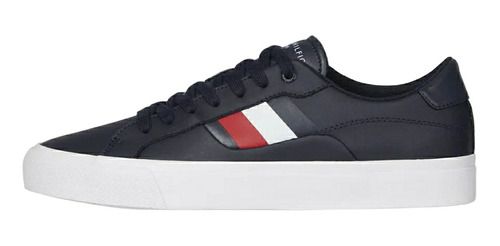 Tenis Tommy Hilfiger Mod Core Stripes Leather C1