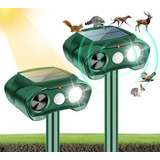 Repelente Solar De Animales Con Sensor De Movimiento Compati