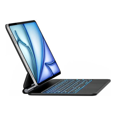Español Ñ Funda Teclado Magic Keyboard para iPad Air 11\u002F5ª\u002F4ª,Bluetooth Inalámbrico Teclado Air 11 M4 2026\u002FM3 2025\u002FM2 2024, Air 5\u002FAir 4,pro 11 2018\u002F2020\u002F2021\u002F2022,Teclado Inalámbrico Tablet | Meses sin interés