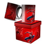 Taza Mágica Spider Man Regalos Originales Para Hombre Y Caja