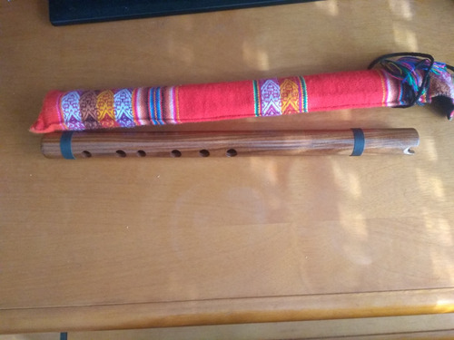 Flauta Quena Em Jacarandá - Peruana