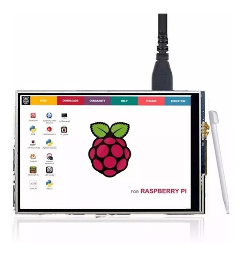 Display Lcd 3.5 Touch Screen Para Raspberry Pi 3 Pi3 