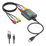 Setuact Rca To Hdmi Converter, Av To Hdmi Converter For Xbox