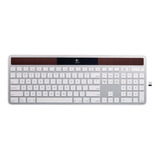 Logitech K750 Teclado Solar Sem-fio Mac Branco & Prata Novo