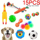 Paquete De 15 Juguetes Para Mascotas Cosas Para Perros