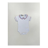 Body Natal Contorno Gola Camisa Infantil Algodão Via Enfance