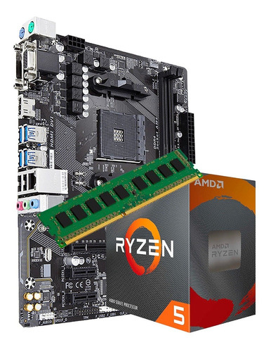 Actualizacion Combo Amd Ryzen 5 4600g + 32gb + Mother