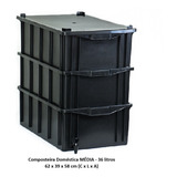Composteira Doméstica M 36 Litros (cpc36fm) C/ Minhocas