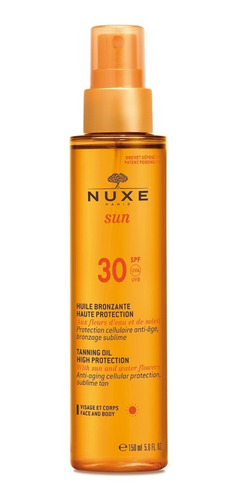 Nuxe Sun - Protector Solar En Aceite Para Cuerpo Spf30 150ml