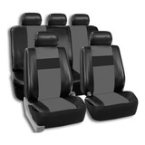 Funda Cubre Asiento Auto Eco Cuero Easy Gris Dinamic