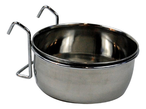 Plato De Acero Inoxidable Para Jaulas O Kennel Bowl 32 Oz.