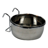 Plato De Acero Inoxidable Para Jaulas O Kennel Bowl 32 Oz.