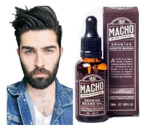 Tonico Macho Beard Company Para Crecimiento Barba Original