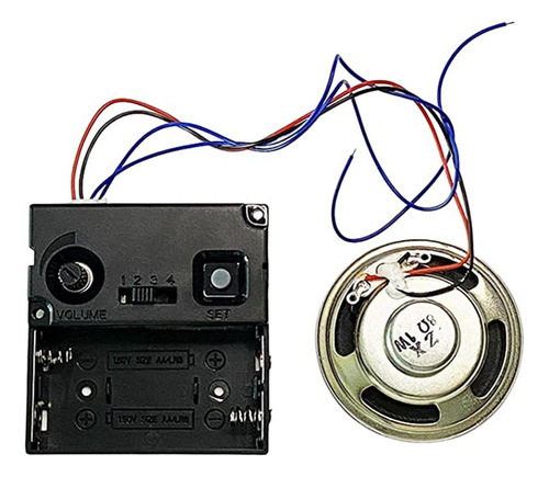 Caja De Timbre Musical Con Piezas De Reparación De Bocina, M