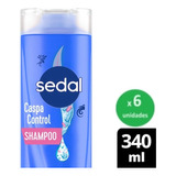 Pack Shampoo Sedal P/caspa 340ml X 6 Unidades - Dh Tienda