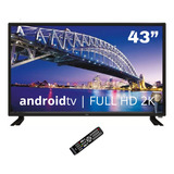 Smart Tv 43 Android 12 Bak Wifi 2 Hdmi 2 Usb Full Hd 60hz 2k