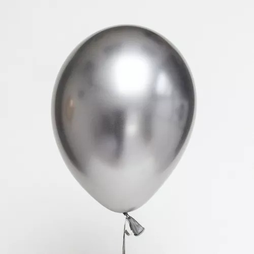 Globos Crome Chrome Chromados Bolsa X50 Unidades 10 Pulgadas