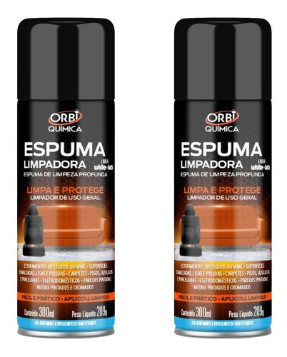 Espuma Magica Limpadora Limpeza Geral Sofá Carpete C/ 2