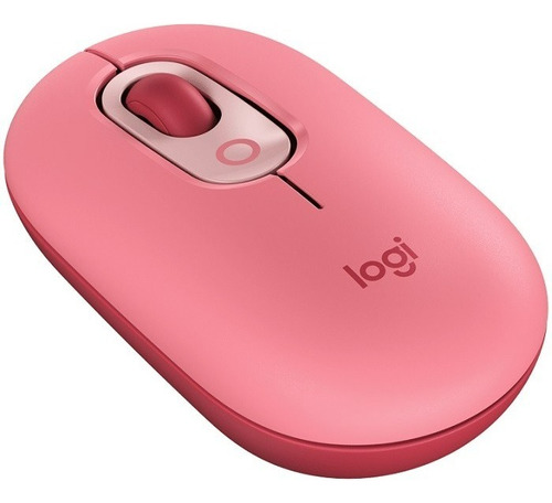Mouse Logitech Óptico Pop Bluetooth, 4000dpi, Rosa Coral
