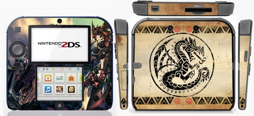 Skin Nintendo 2ds Vinilo Monster Hunter