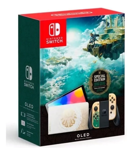 Nintendo Switch Oled Zelda, Control Pro, 2 Juegos, 256gb Usa