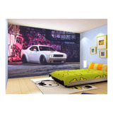 Papel De Parede Carro Dodge Challenger Hellcat 4m² Car69