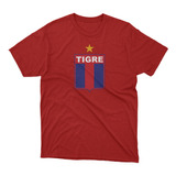 Remera Futbol Tigre Escudo En El Pecho Roja