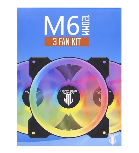 Ventilador Gabiente Kit 3un M6 Rgb Morpheus