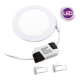 Pack 7 U/ Foco Led/ Panel De 9 W/ Luz Blanca P/ Cielo Falso 