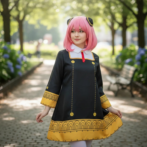 Disfraz Cosplay Espía Familia Anime Espía Familia Anya Forge Para Adulto Y Niño | Envío gratis