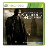 Jogo The Testament Of Sherlock Holmes Xbox 360 Novo Lacrado