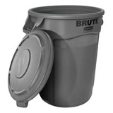 Cesto Tacho Con Tapa Contenedor Residuos Cesto 121lts Brute